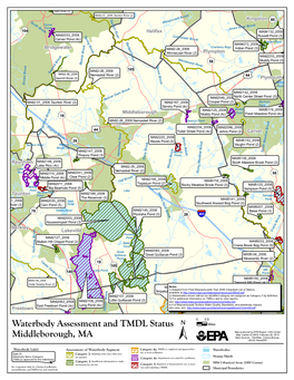 Middleborough, MA Waterbody Assessment, 305(B)/303(D)