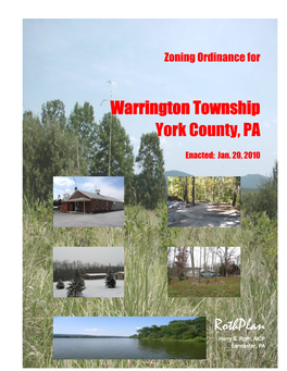 Rothplan Warrington Township York County, PA