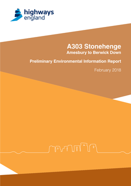 A303 Stonehenge Preliminary Environmental Information Report