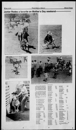 Junior Rodeo a Favorite on Mother's Day Weekend