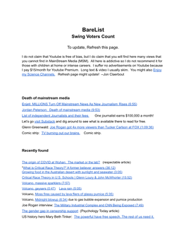 Barelist Swing Voters Count