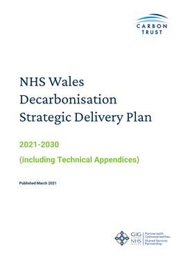 NHS Wales Decarbonisation Strategic Delivery Plan