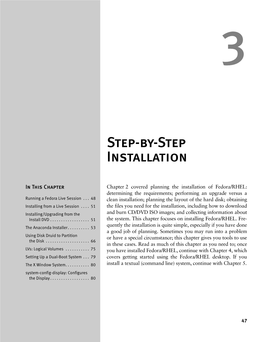 Step-By-Step Installation