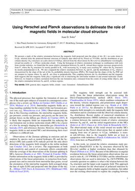 Using Herschel and Planck Observations to Delineate the Role of Magnetic Fields in Molecular Cloud Structure