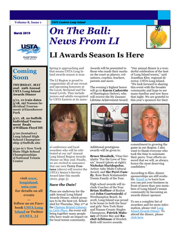 On the Ball: News from LI LI Awards Season Is Here