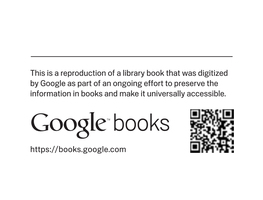 This Is a Reproduction of a Library Book That Was Digitized by Google As