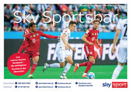 Sky Sportsbar Programm September