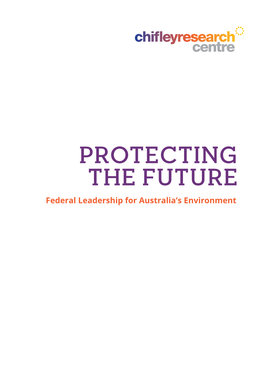 Protecting the Future: Federal Leadership for Australia's