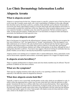 Dermatologist Cork | Alopecia Areata