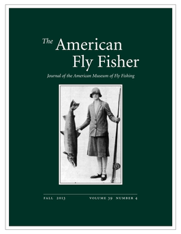 Journal of the American Museum of Fly Fishing