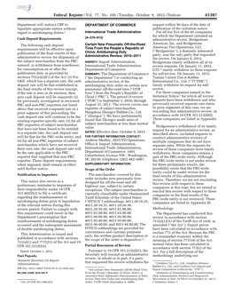 Federal Register/Vol. 77, No. 195/Tuesday, October 9, 2012