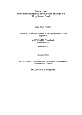 Mfa Title Page