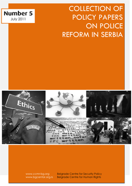 Collection of Policy Papers on Police Reform in Serbia