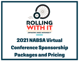 2021 Virtual Conference Sponsorship Deck