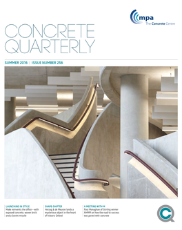 Concrete Quarterly, Summer 2016