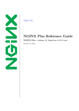 NGINX Modules Reference