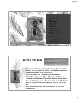 James the Just, Brother of Jesus