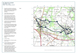 Au Départ De Jenlain (8 Km 300 - 2 H 20) Départ : Place De L'église JENLAIN a B C D E F