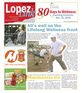 All's Well on the Lifelong Wellness Front Makakaraos