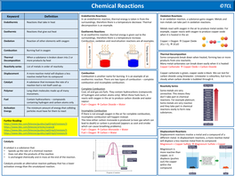 Chemical Reactions ©TCL