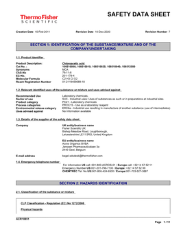 Safety Data Sheet