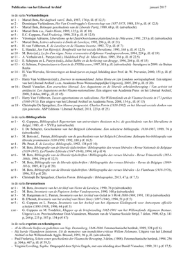 Publicaties Van Het Liberaal Archief Januari 2017 in De Reeks Verhandelingen Nr 1 - Marcel Bots, Het Dagboek Van C