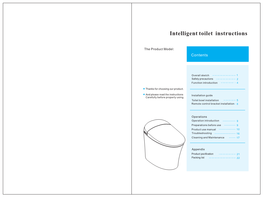 Intelligent Toilet Instructions