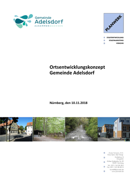 Ortsentwicklungskonzept Gemeinde Adelsdorf