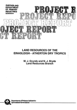 Land Resources of the Einasleigh - Atherton Dry Tropics