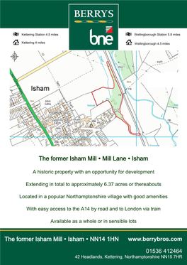 The Former Isham Mill ∙ Mill Lane ∙ Isham