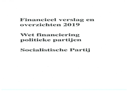 Financieel Verslag En Overzichten 2019 Wet Financiering Politieke
