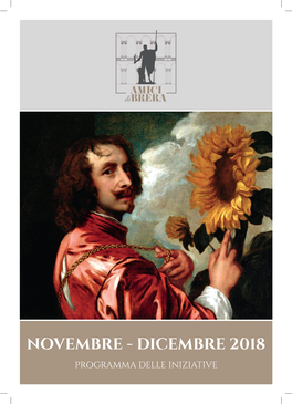 Dicembre 2018 Programma Delle Iniziative Novembre - Dicembre 2018 Riepilogo Delle Iniziative