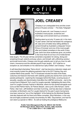 Joel Creasey