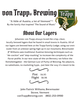 Von Trapp® Brewing