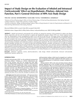 Impact of Study Design on the Evaluation of Inhaled And