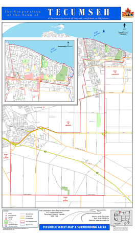 Tecumseh Street Map & Surrounding Areas