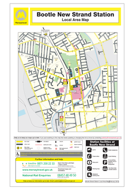 Bootle New Strand Station Local Area Map