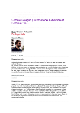 Cersaie Bologna | International Exhibition of Ceramic Tile