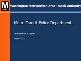 Metro Transit Police Department