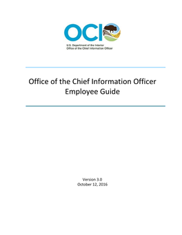 Office of the Chief Information Officer Employee Guide
