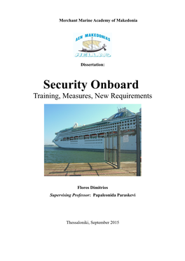 Security Onboard Training, Measures, New Requirements