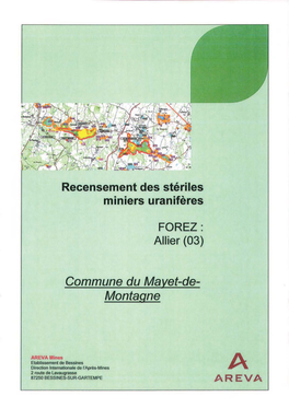 Commune Du Mayet-De- Montagne