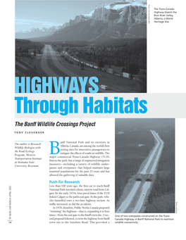 Highways Through Habitats: the Banff Wildlife Crossings Project