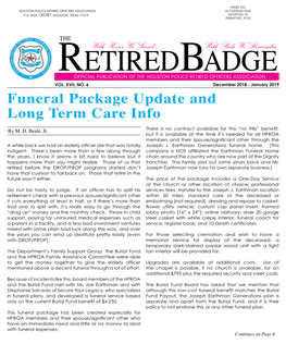 Funeral Package Update and Long Term Care Info There Is No Contract Available for This “No Frills” Benefit, by M