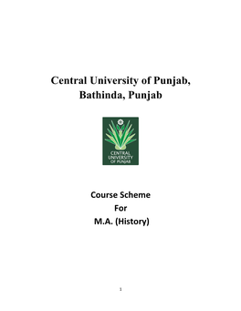 Central University of Punjab, Bathinda, Punjab
