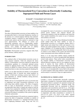 Stability of Thermosolutal Free Convection on Electrically Conducting Superposed Fluid and Porous Layer