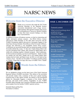 NARSC News December 2017