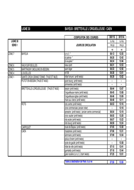 Ligne 30 Bayeux