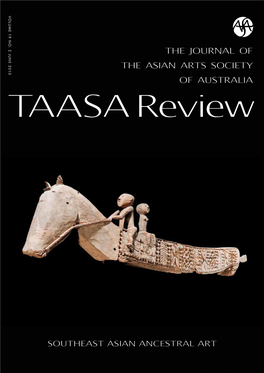 Taasa Review Josefa Green the ASIAN ARTS SOCIETY of AUSTRALIA INC