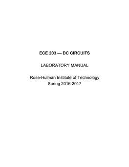 ECE203 Lab Manual